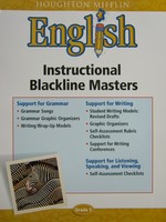 (image for) HM English 5 Instructional Blackline Masters (TE)(P)
