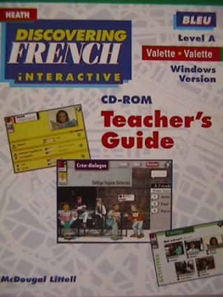(image for) Discovering French Bleu Interactive CD-ROM A TG (TE)(P)