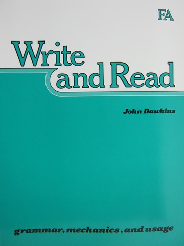 (image for) Write & Read FA (P) by John Dawkins