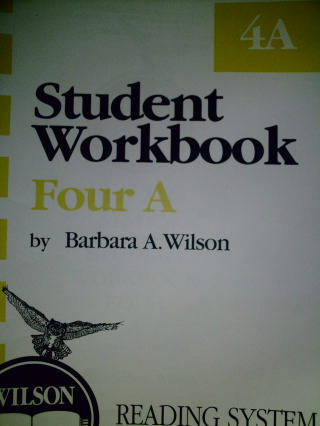 (image for) Wilson Reading System Student Workbook 4A 3e (P) by Wilson