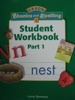 (image for) Saxon Phonics & Spelling 1 Student Workbook Part 1 (P)
