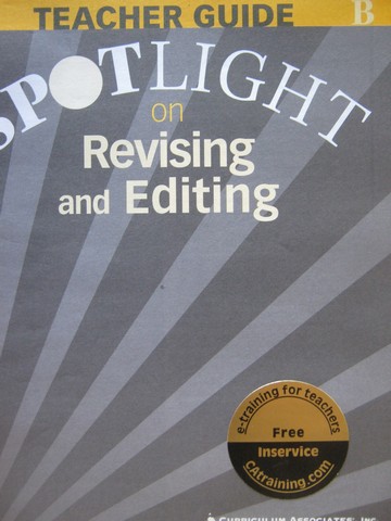 (image for) Spotlight on Revising & Editing B TG (TE)(P) by Laura Johnson
