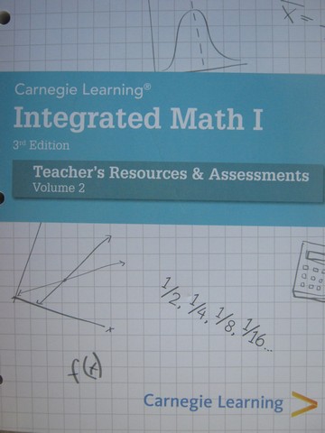 (image for) Integrated Math 1 3rd Edition Teacher's Resources 2 (TE)(P)