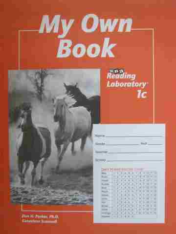 (image for) SRA Reading Laboratory 1c My Own Book (P) by Parker & Scannell