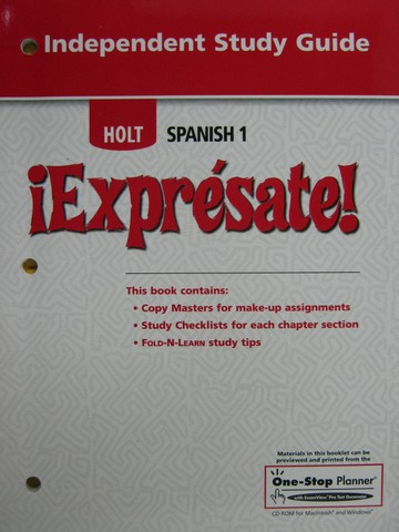 (image for) Expresate! 1 Independent Study Guide (P)
