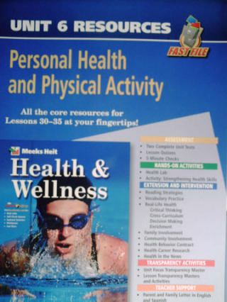 (image for) Health & Wellness Unit 6 Resources Personal Health & Physical (P