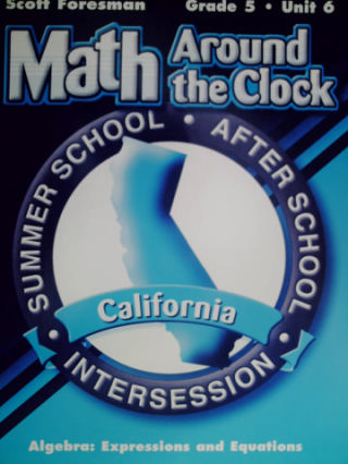 (image for) Math Around the Clock 5-6 Algebra Expressions & Equations (CA)(P