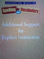(image for) Spelling & Vocabulary 5 Additional Support for Explicit (P)