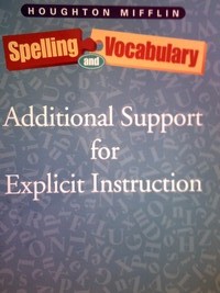(image for) Spelling & Vocabulary 7 Additional Support for Explicit (P)