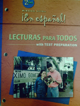 (image for) En espanol! 2dos Lecturas para todos with Test Preparation (P)