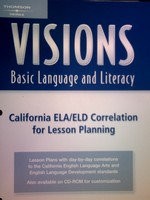 (image for) Visions Basic California ELA/ELD Correlation for Lesson (CA)(P)