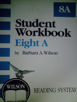 (image for) Wilson Reading System Student Workbook 8A 3e (P) by Wilson