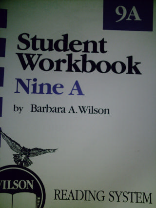 (image for) Wilson Reading System Student Workbook 9A 3e (P) by Wilson