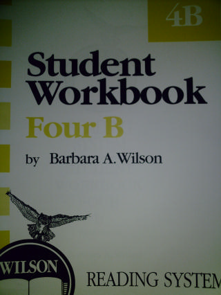 (image for) Wilson Reading System Student Workbook 4B 3e (P) by Wilson