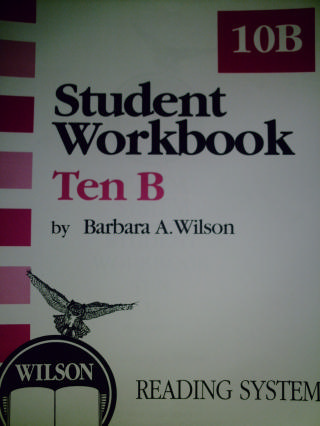 (image for) Wilson Reading System Student Workbook 10B 3e (P) by Wilson