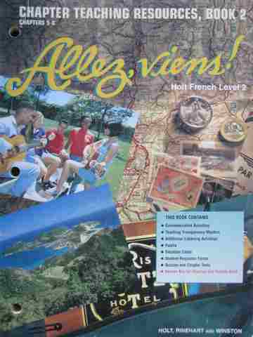 (image for) Allez, viens! 2 Chapter Teaching Resources Book 2 (TE)(P)