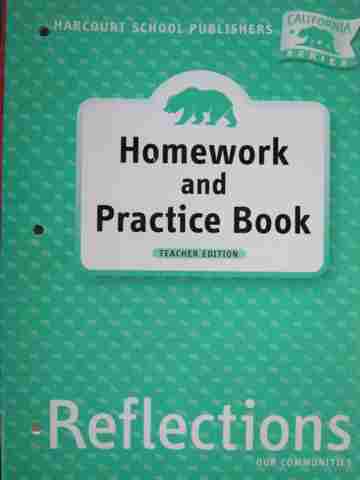 (image for) Reflections 3 Homework & Practice Book TE (CA)(TE)(P)
