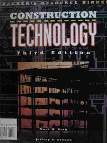 (image for) Construction Technology 3rd Edition Teacher's Resource Binder (TE)(Binder)