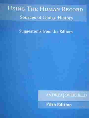 (image for) Using the Human Record Sources of Global History 5th Edition (P)
