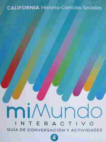 (image for) miMundo interactivo 4 Guia de conversacion y actividades (CA)(TE)(Spiral)