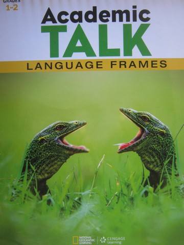 (image for) Academic Talk Language Frames Grades 1-2 (Spiral)