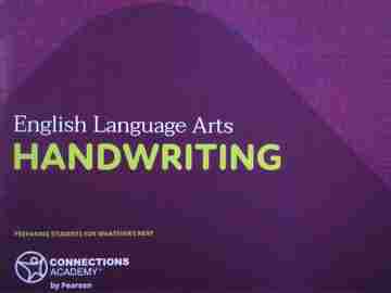 English Language Arts Handwriting (P) (image for) English Language Arts Handwriting (P)